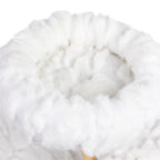 31-Inch Modern Cat Tree Tower for Indoor Cats with Condo and Climbing Perches, White