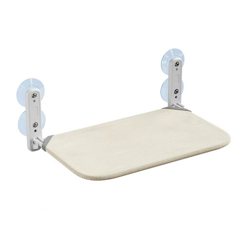 Window Mounted Cat Hammock Breathable Mesh Fabric Cover Foldable Cat Bed with 4 Suction Cups Cordless Steel Frame Window Perch